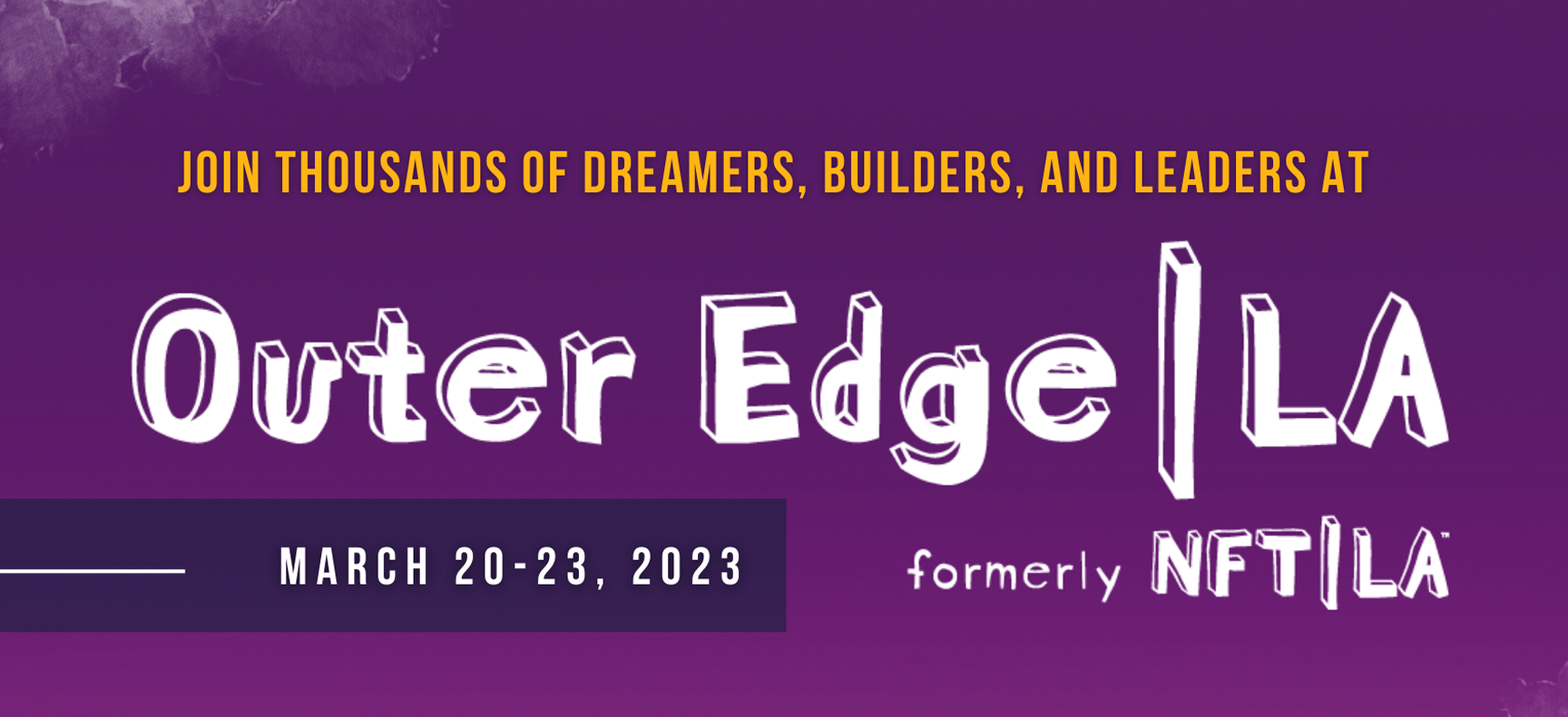 Amanda Terry Speaking at Outer Edge LA (formerly NFT LA)