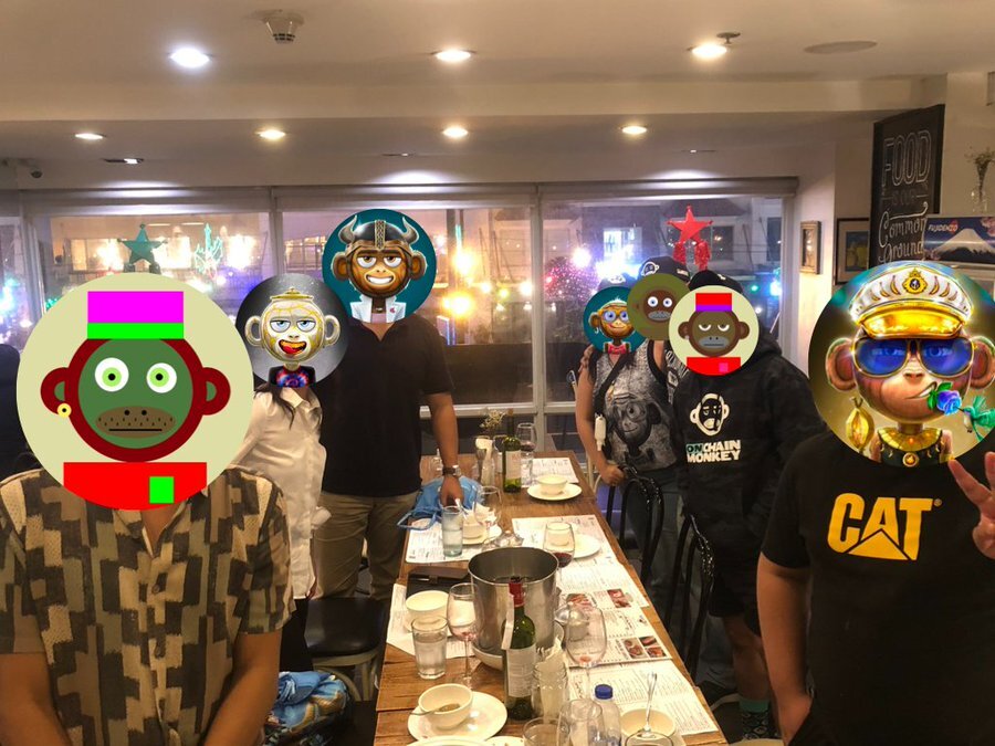 People with monkeys avatars